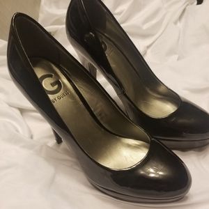 G by Guess Black Platform Heels